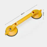무타공 흡착식 욕실 안전손잡이 2p C-1(46cm)(색상)