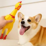 멍멍토이 삑삑이 닭 장난감 강아지 고양이 토이인형