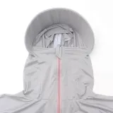 자외선차단 크롭 후드집업 바람막이 점퍼 그레이