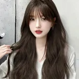 루즈 웨이브 긴머리 통가발(브라운)