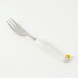 심쿵오리 휴대용 숟가락 포크 세트 도시락수저 옐로