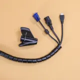 3m 스피드 전선정리 스네이크 커버 2p(22mm) 컴퓨터선
