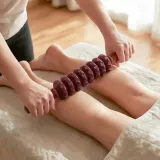 롤케어 원목 전신 마사지 롤러 지압 셀프 마사지기