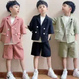 여름 3색 더블정장 세트