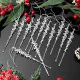 럭셔리 트리 오너먼트 12p세트(고드름A) 12.5cm