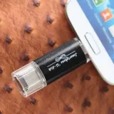 coms 스마트폰 OTG USB 카드리더기 검정