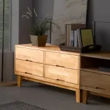 가구산책 원목 1200 서랍 거실장 H7421