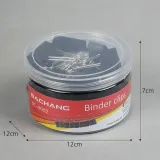 문구존 블랙 더블클립 24p 문서 집게클립