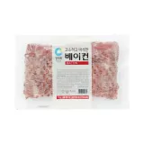 청정원 고소하고 바삭한 베이컨 냉동 1kg 돼지 앞다리살
