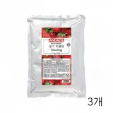 앤드로스 딸기 리플잼 1kg X3개 스트로베리잼 과일쨈