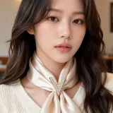 스카프링 V자 고리 방도 목수건 스카프 연출용 골드
