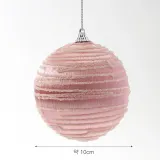 핑크블라썸 패브릭 장식볼 2P(10cm) (블링라인)