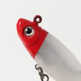 웨이트훅 쉐드웜 루어 지그헤드 갈치 배스낚시 레드