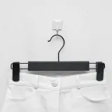 블랙 심플 바지옷걸이 / 5p 집게옷걸이