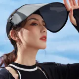 썸머스타 자외선차단 돌돌이 썬캡(블랙) UV차단모자