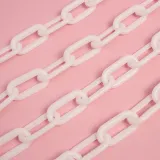25M 가드라인 플라스틱 체인(두께:10mm) 차단줄 로프
