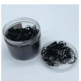 500pcs 헤어끈 고무줄세트 머리끈 머리끈 밴드 고무줄 블랙 슈슈