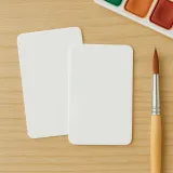 아트페이퍼 캘리그라피 양면 무지 종이카드 200매 7x4