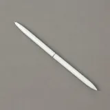 더슬림 유성볼펜(화이트) 1.0mm 검정볼펜