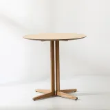 카페 원형 테이블(80cm)(오크)