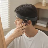 바리깡 이발 커트 밴드 셀프 헤어 커팅 가이드 라인 보조기구