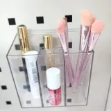 무타공 벽부착 투명 보관함 칸막이 정리함 네일 화장품 향수 정리 수납 샵 도구 케이스 소품 벽걸이 진열