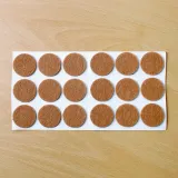 18p 원형 바닥보호패드 / 소음 긁힘방지 의자스티커