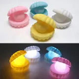 글로벌이지 Led 진주 조개 무드등 단품 4색