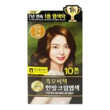 새치 염색 크림 염색약 셀프 짙은갈색 자연갈색