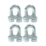 와이어 클립 4p세트(20~21mm) 로프클립 U형볼트