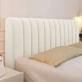 아이보리 패브릭 심플 침대헤드보드 150cm 침대헤드쿠션 등받이쿠션