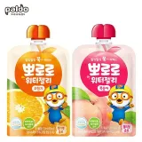 뽀로로 워터젤리 120ml 오렌지 복숭아 각 10개 총20개입