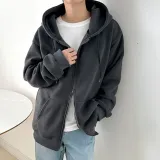 투웨이 기모 남성 후드집업 후드 자켓 후드기모 기모후드티