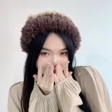 포근포근 플리스 비니(브라운) 털모자