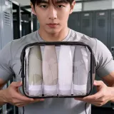 여행용 화장품 공병 파우치 용기 캠핑 휴대용 샤워 목욕 샴푸 린스 바디워시 여행용품