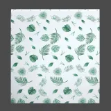 그린바쓰 나뭇잎패턴 샤워커튼(150x180cm) 욕조가리개