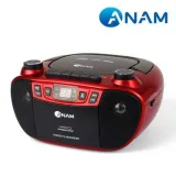 아남 A-90 포터블 카세트 테이프 CD플레이어 MP3/USB/AUX지원 라디오 어학용