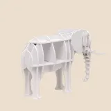 DIY 코끼리 동물모형 선반 책장 인테리어 진열선반