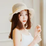 9505 러블리 리본 모자/밀짚모자/왕골모자/썬캡