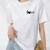 러브 003 30수 빅사이즈 남 여 무지 반팔