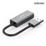 유니콘 USB3.2 Gen1 A타입 기가유선랜카드 1Gbps 알루미늄바디 CLAN-1000GA