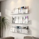 아크릴 다용도 북선반 3p (60cm)