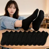 여성 발목 양말 데일리 실내 실외 운동 산책 5세트