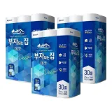 휴지 화장지 두루마리 롤화장지 부자되는집 데코 클래식 프레스티지 30롤 3개