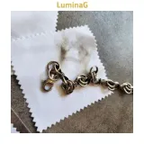 광택용 천 은 변색 폴리싱 50개입 실버 은제품 액세서리 닦기