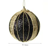 블랙시크 글리터 장식볼 2p(10cm) (럭셔리벌룬)