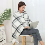 담요 무릎 입는담요 망토 담요 블랭킷 집순이 똑딱이단추