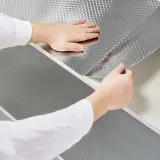 주방 기름때 방지 알루미늄 보호 시트지 60x500cm 알루미늄시트지 부엌시트지