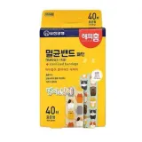 해피홈 밴드 반창고 연고 캐릭터 밴드 표준형 40p