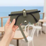 트렌디 소가죽 선글라스 케이스 안경집 파우치